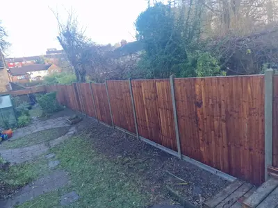 After: New premium fencing installation