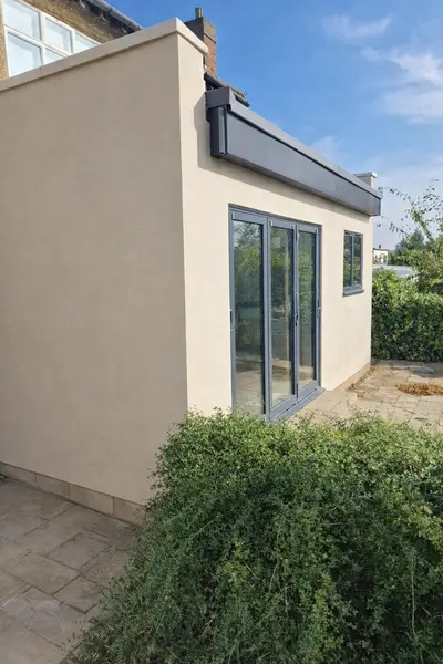 After: Completed extension with full finish